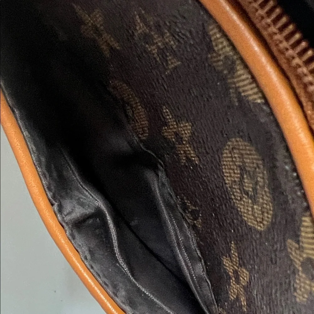 Chic inspired Brown and White Cosmetic Case